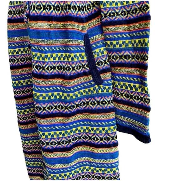 Anthropologie x Sleeping on Snow Long Nordic Style Sweater Dress / Jacket Size S - Picture 11 of 14